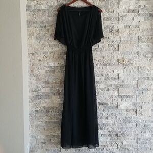 Laundry Shelli Segal Black Long‎ Maxi Dress size 2 classic elegant cocktail